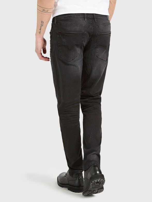 Gray jeans with a washed effect - 2