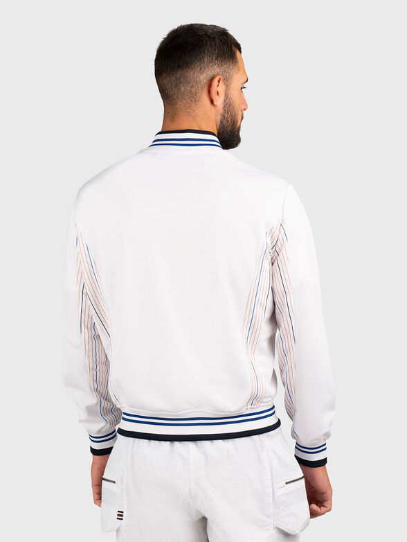 Jacket with accent collar and logo detail - 2