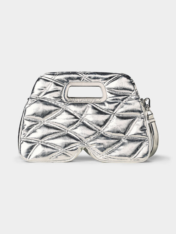 K/KLOUD silver bag with quilted effect - 1
