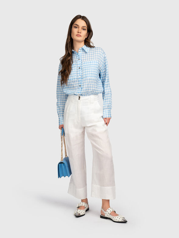 Checkered shirt with pockets - 2