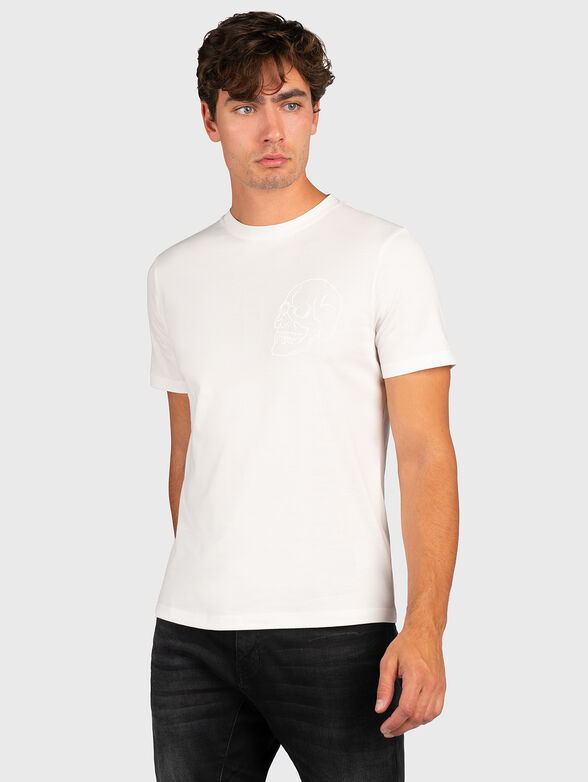 Dark blue T-shirt with print - 1