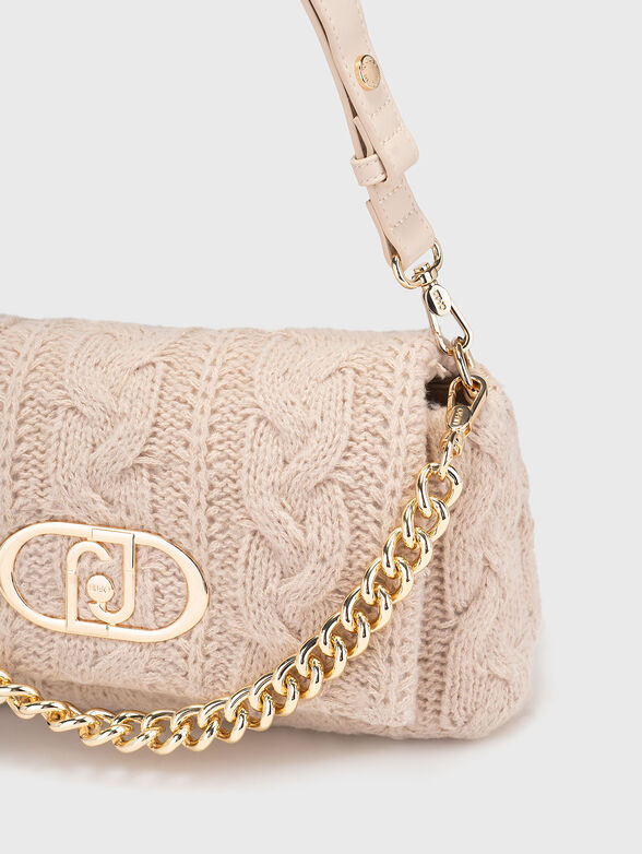 Crossbody bag with knitted texture - 5