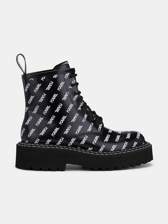 PATROL II Ankle boots with logo print - 1