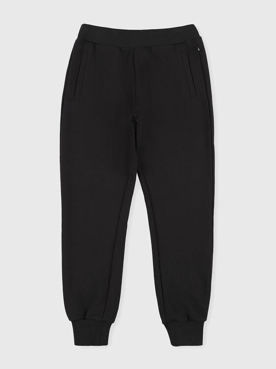 Черен спортен панталон SKULL  - 1