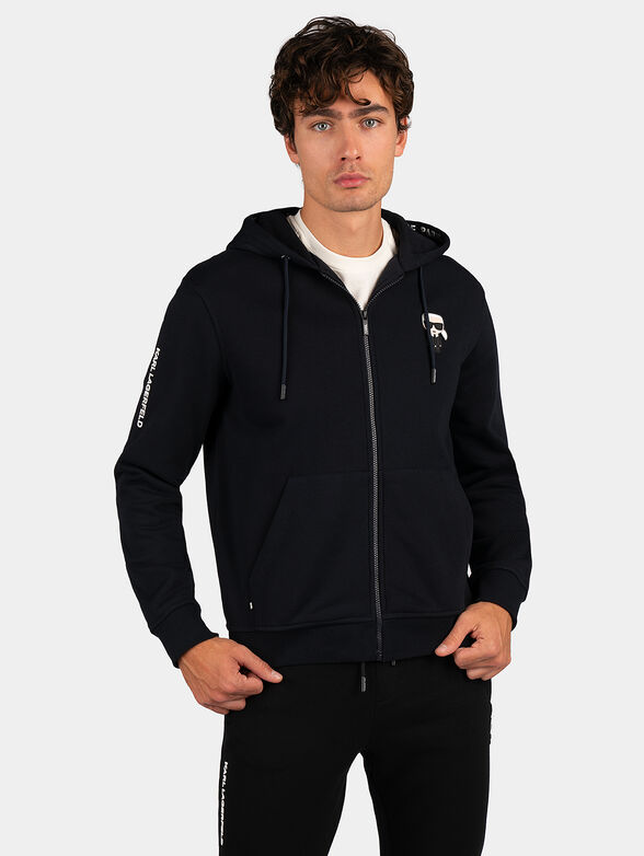 Sweatshirt with logo patch - 1