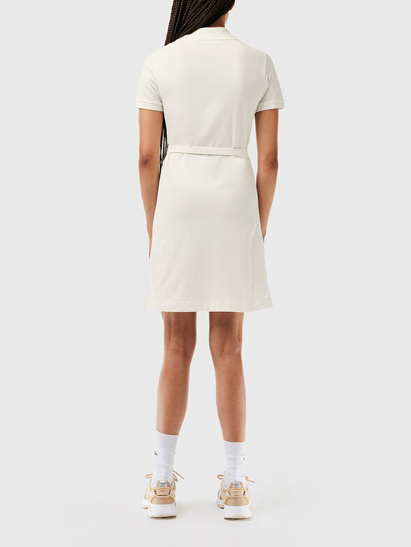 Black piqu&eacute; dress  - 2