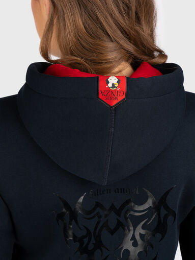 Black hooded sweatshirt  - 3