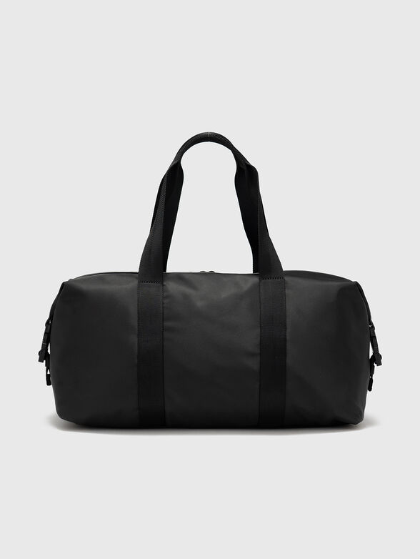 Black holdall with logo detail - 2