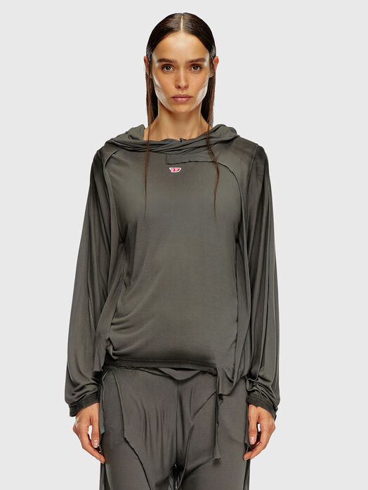 T-AGO sweatshirt with washed effect