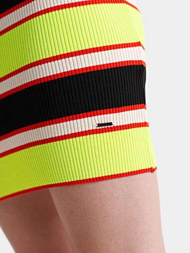 CITY NEON sports striped dress - 5