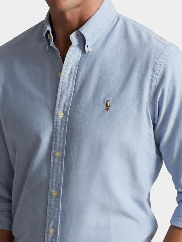 Slim fit Oxford shirt with Pony logo - 4