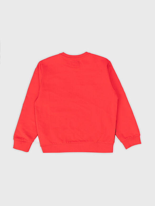 Sweatshirt with contrast print and logo - 2