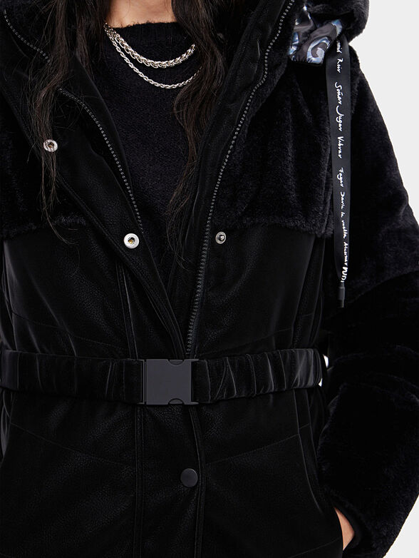 SUNDSVALL long padded jacket with belt - 5