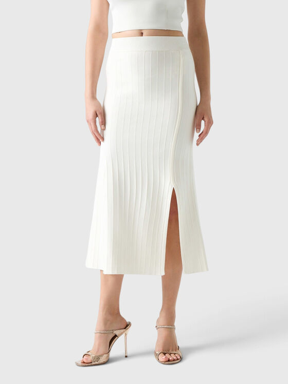KAEDA knitted skirt with a seashell design - 1