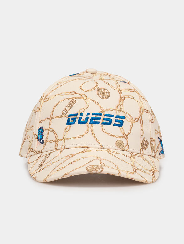 Baseball cap with logo and gold print - 1