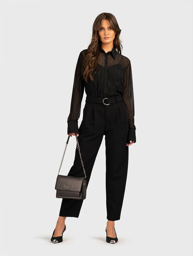 Black pants with darts - 5