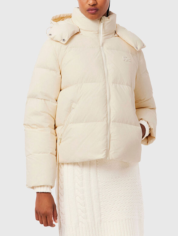 Padded jacket with logo - 1