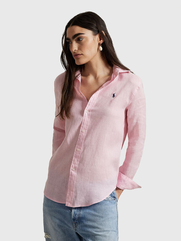 Long sleeved linen shirt - 1