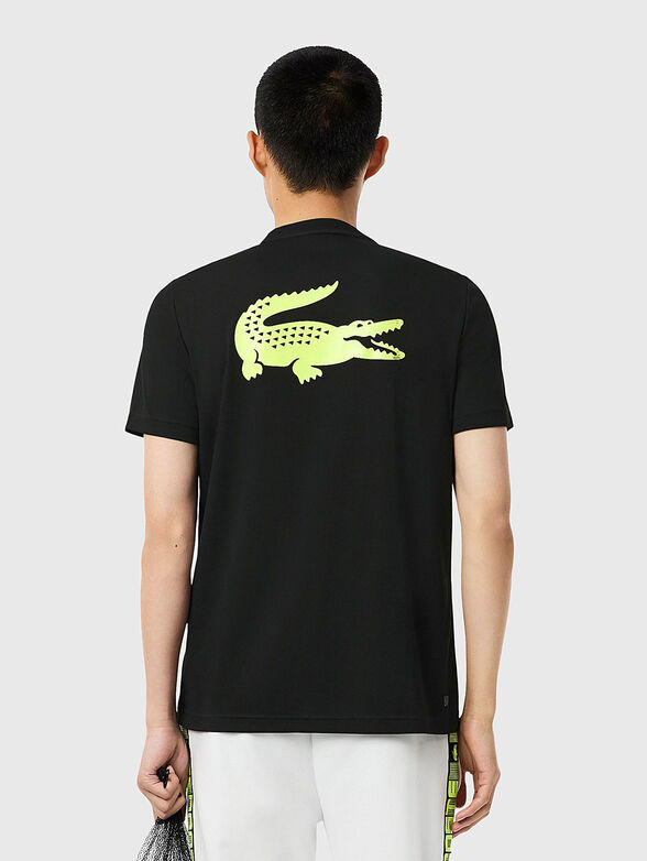 Cotton T-shirt with accent back - 3