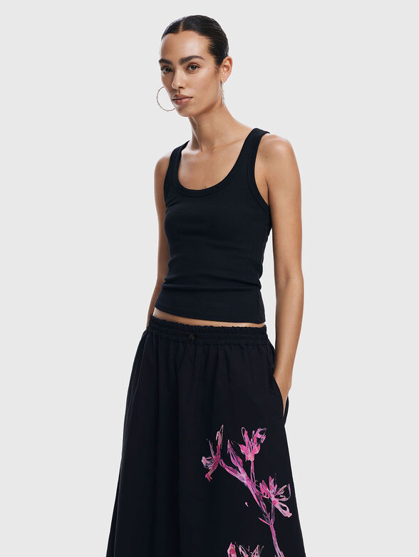 Midi skirt with print - 5