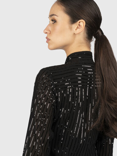 Jumpsuit with appliqu&eacute;d sequins - 4