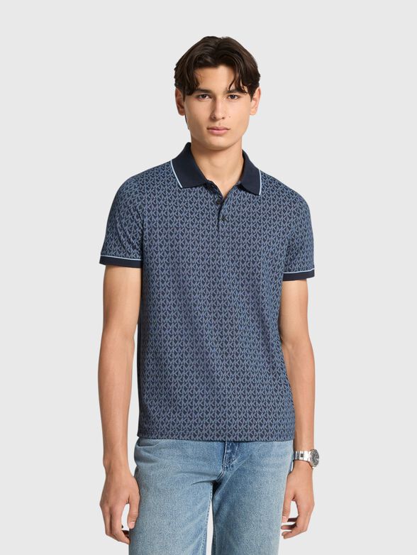 Polo-shirt with monogram print - 1