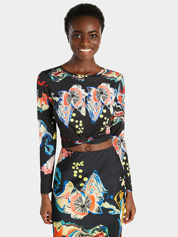 UMA Blouse with floral print - 1