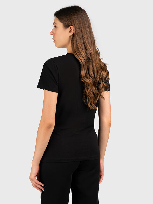 SKYLAR black T-shirt with logo - 2