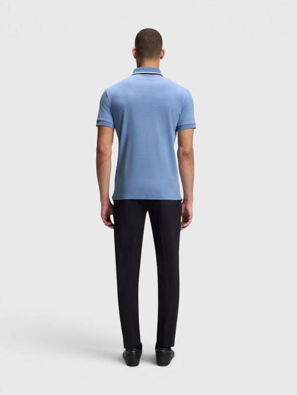Blue polo shirt - 3