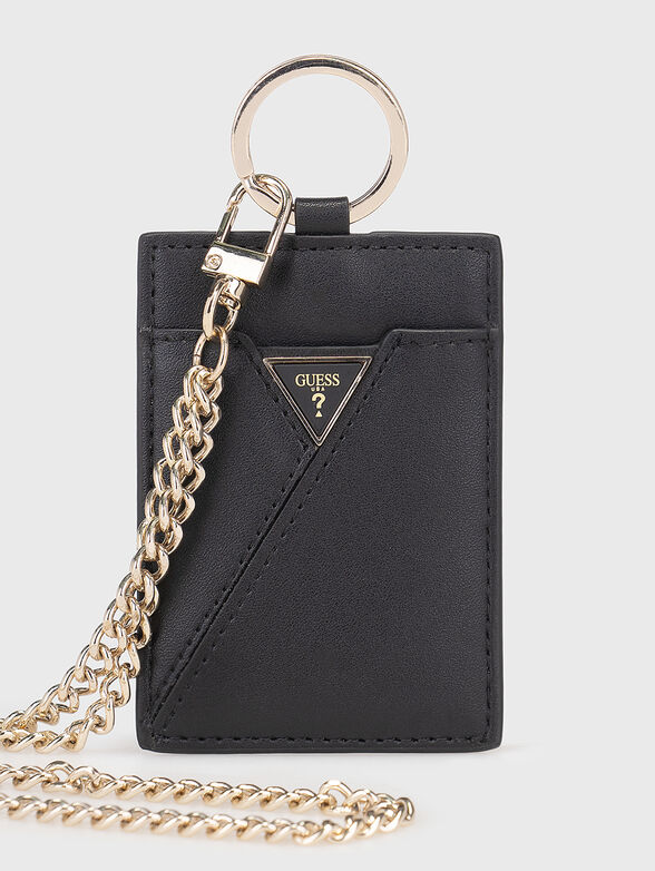 Card holder with removable chain - 1