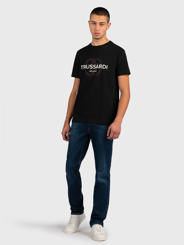Black t-shirt with logo - 4