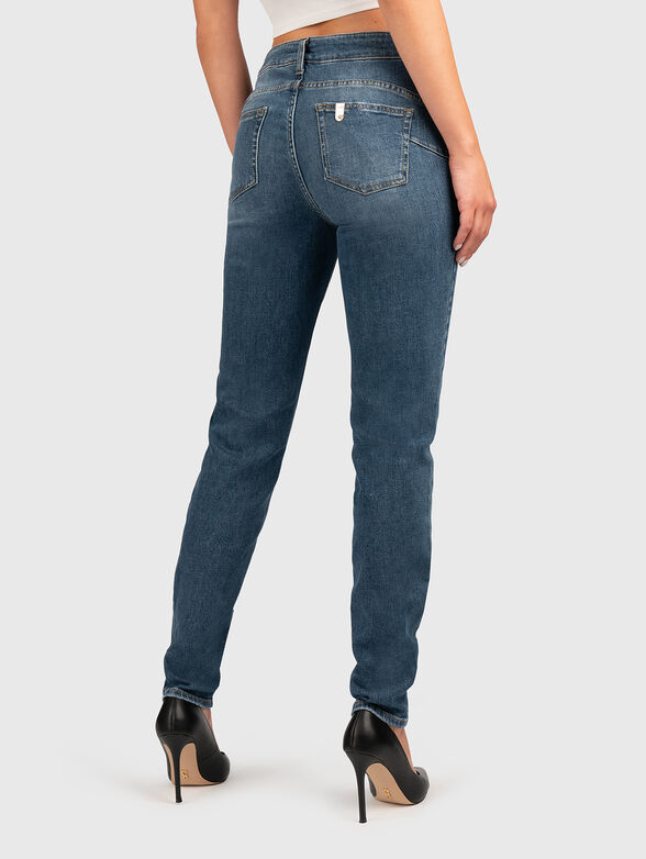 Jeans with logo accents at the waist - 2