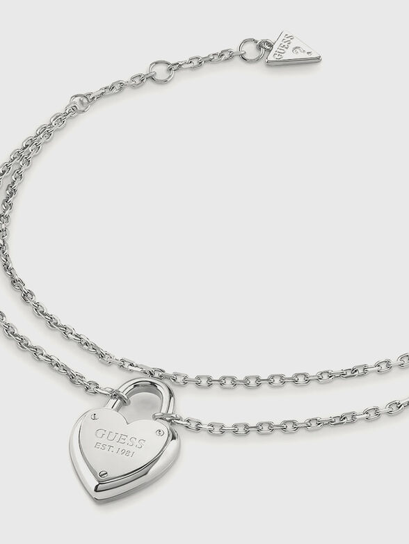 MINI HEART LOCK bracelet in gold - 2