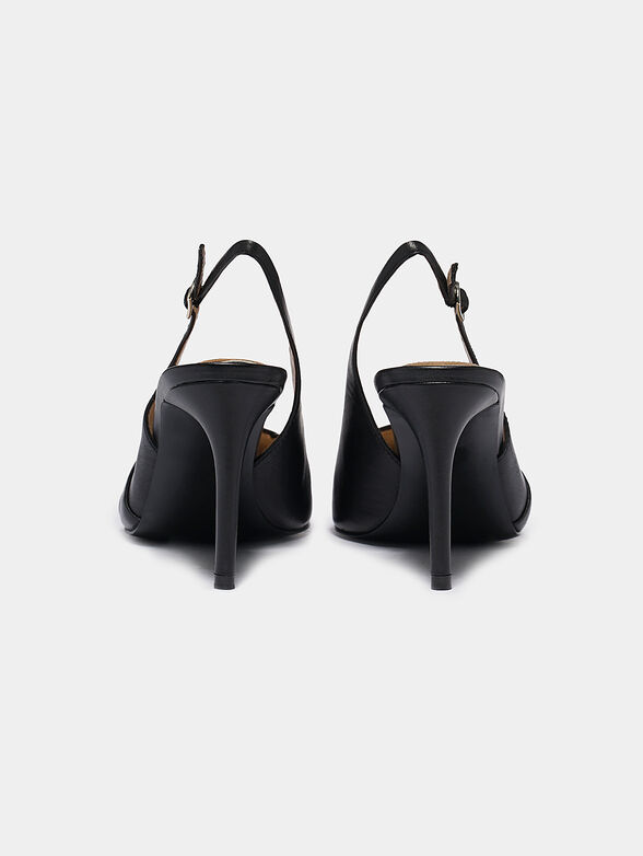 Genuine leather stilleto shoes - 4