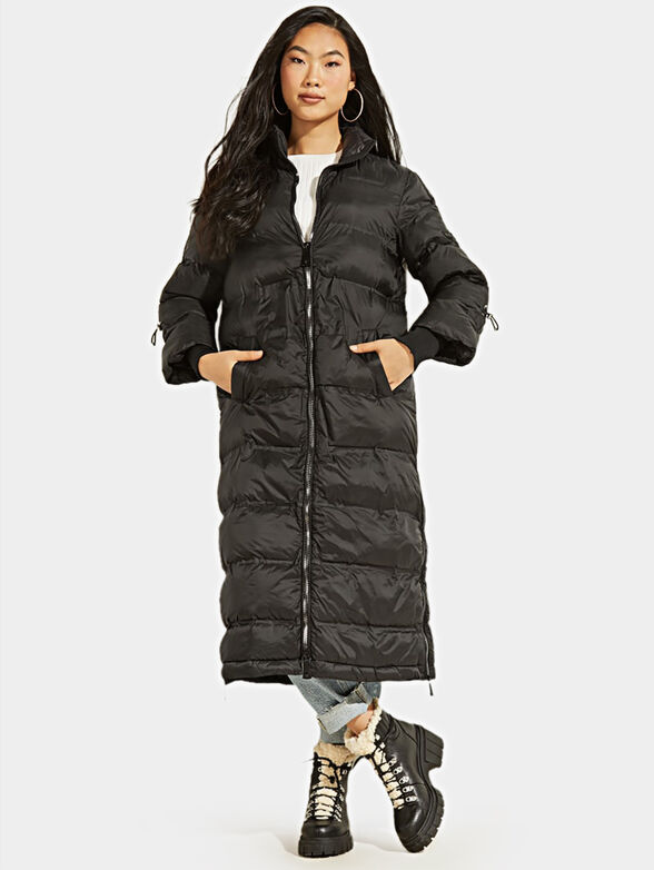 Long padded jacket BRUNELLA in black color - 4