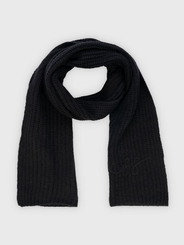 LEXIE knitted scarf with logo - 1
