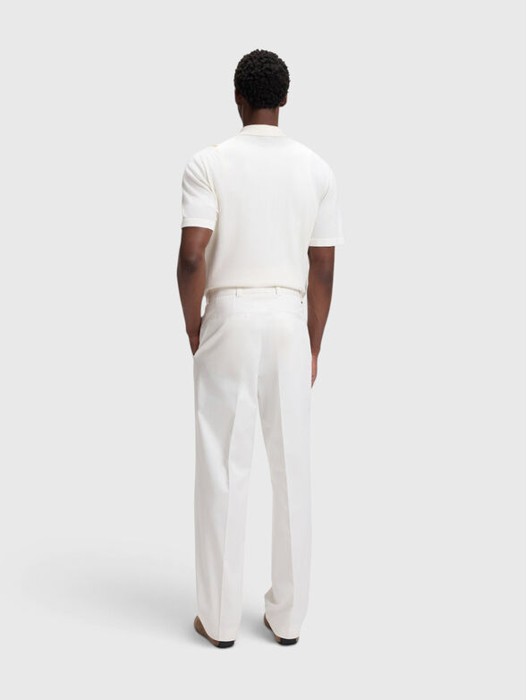 Straight-leg trousers made from a cotton blend - 2