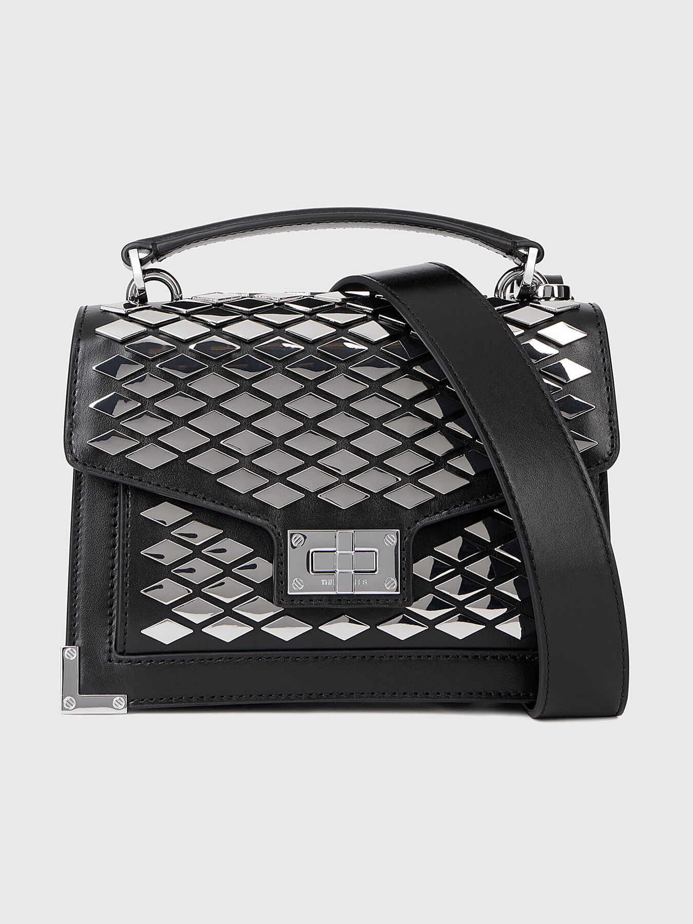 EMILY small leather bag with studs brand THE KOOPLES Globalbrandsstore en