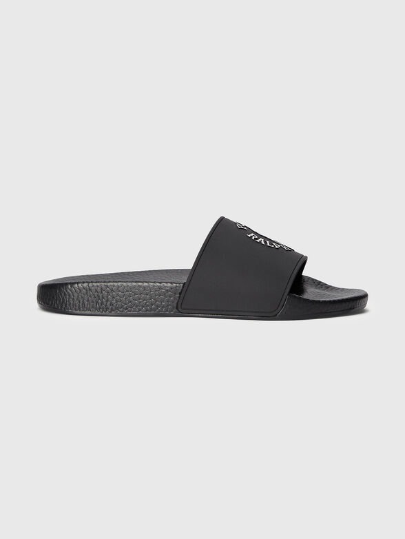 Beach slippers with logo detail - 0