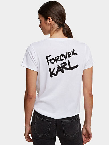 Cotton black tee - 4