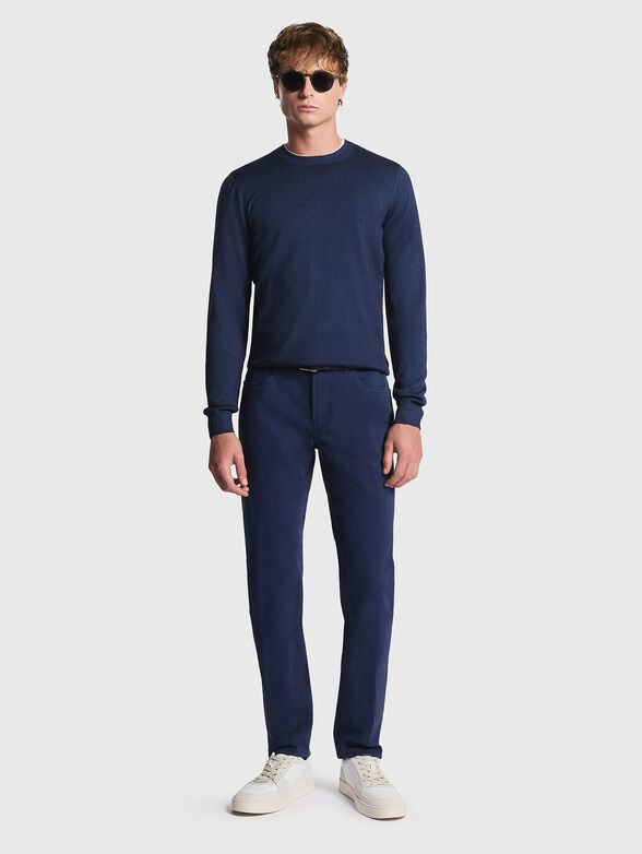 Crew neck wool sweater - 2