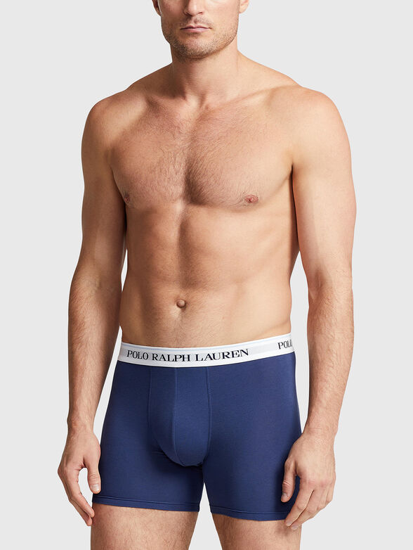 Set of three cotton blend boxer briefs - 5