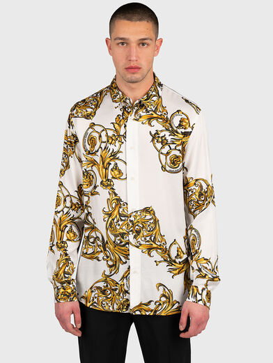 White shirt with baroque print - 1