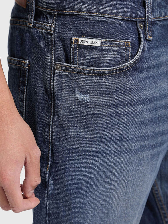 Jeans with worn effect - 4