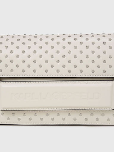 IKON/K studded shoulder bag - 4