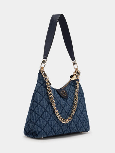 GILLIAN denim bag with quilted effect - 4