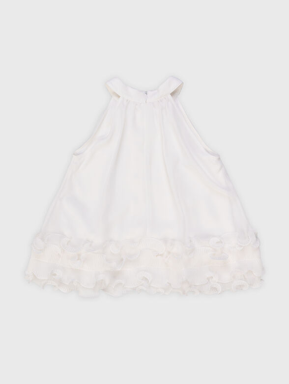 Top with ruffles in black - 2