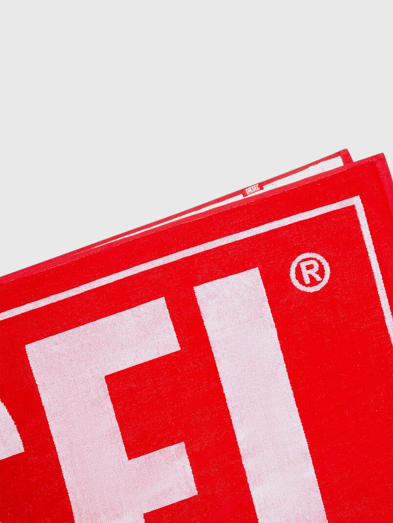 Beach towel with accent logo  - 3