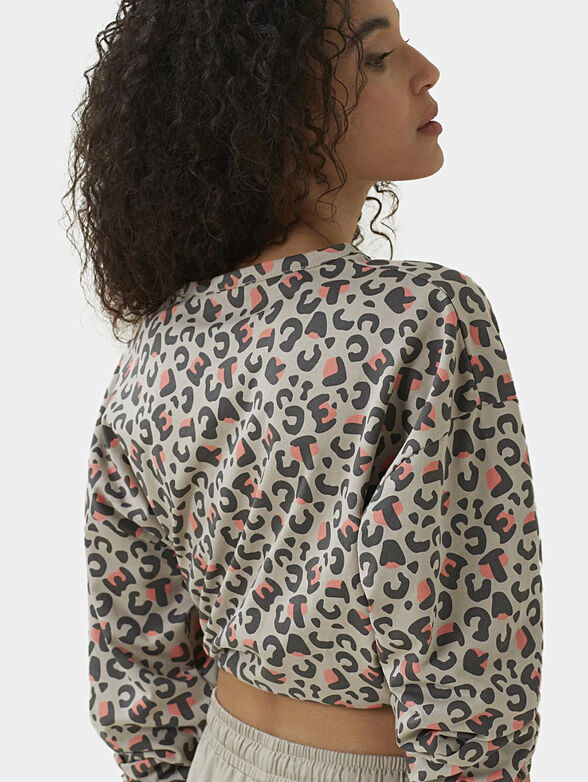 ELETTRA LAMBORGHINI cropped sweatshirt - 4