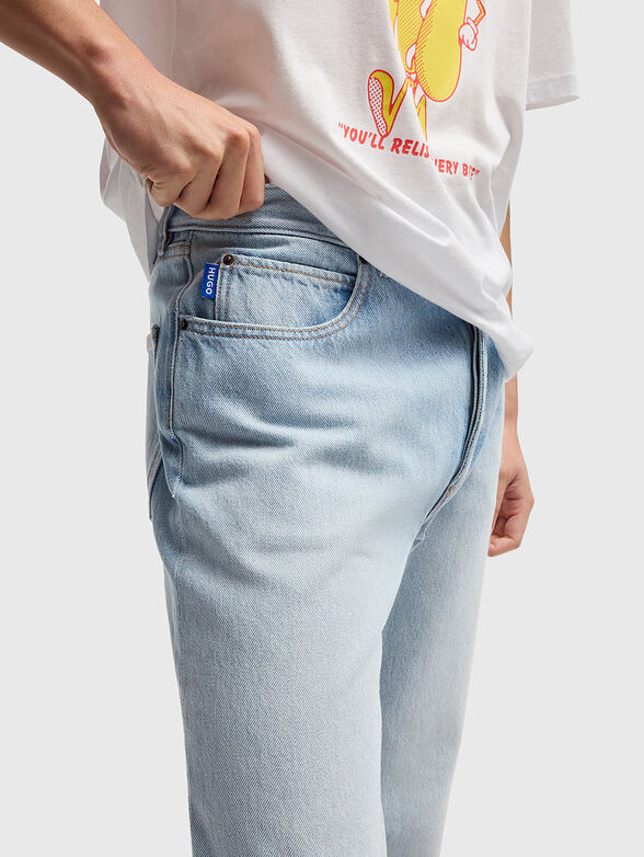JONAH light blue straight jeans - 3